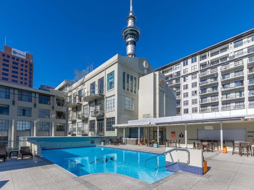 Heritage Haven By Viaduct Cbd - Pool Gym Tennis Оукланд Екстериор снимка